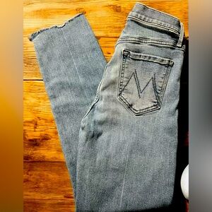 MOTHER Women's Straight Leg Jeans - Gray